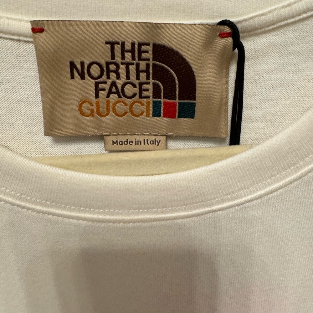 Authentic NWT Gucci x North Face Cream T-Shirt - Picture 3 of 5